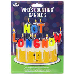 Not Long Now Birthday Candles