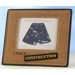 Under Construction Ultrasound Baby Picture Frame