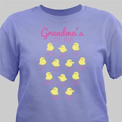 Personalized Grandma's Peeps T-Shirt