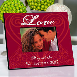 Personalized Roses Are Red 44x6 Picture Frame