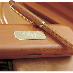 Personalized Rosewood Pen & Case