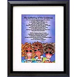 Personalized Sisters and Goddesses Framed Print