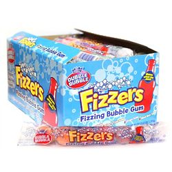 Box of Dubble Bubble Fizzers Bubble Gum