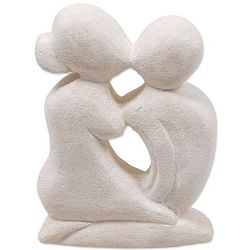 Passionate Love Limestone Sculpture