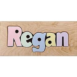Personalized Pastel Colors Name Board Puzzle