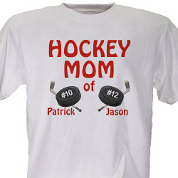 Hockey Mom Personalized T-Shirt