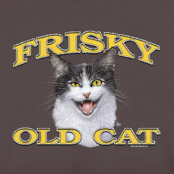 Frisky Old Cat T-Shirt