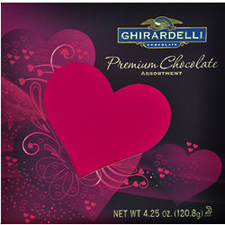Ghirardelli SQUARES Pink Heart Gift Box