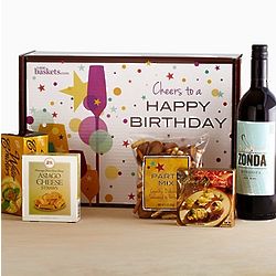 Red Wine Birthday Gift Box