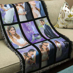 Personalized Photos Throw Blanket