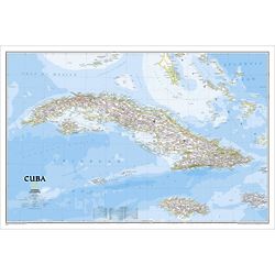 Cuba Classic Wall Map
