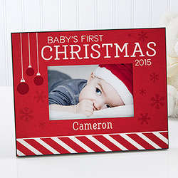 Baby's First Christmas Picture Frame