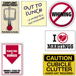 funny office cubicle signs