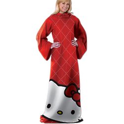 Hello Kitty Adult Throw Blanket with Sleeves