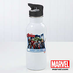 Personalized Avengers Water Bottle