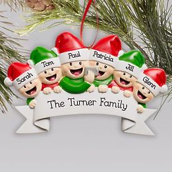 Personalized Family Selfie Ornament