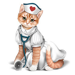 Nurses are Su-purr Heroes Nurse Cat Figurine