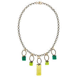 Chandelier Recycled Glass Necklace