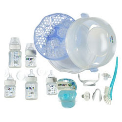 Infant Bottle & Sterilizer Starter Set