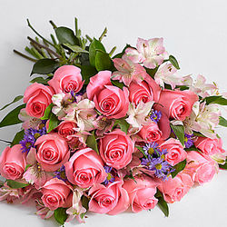 Premium Pink Sapphire Rose Bouquet