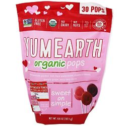 Organic Valentine's Pops 6.6 oz Variety Pack