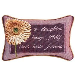 A Daughter Brings Joy Word Pillow