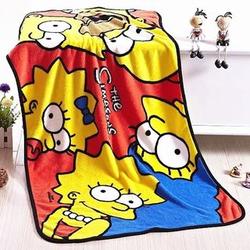 The Simpsons Family Throw Blanket