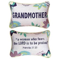 Grandmother Proverbs 31 Word Pillow