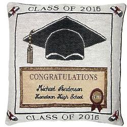 Personalized 2016 Graduation Pillow