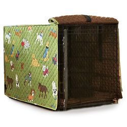 Large Doggone Good Time Dog Crate Cover