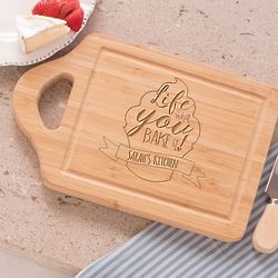 Personalized Life is What You Bake It Cutting Board