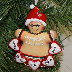 Personalized Grandma's Sweeties Ornament
