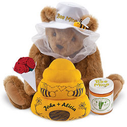 Bee Mine Bear with Roses