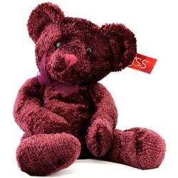 Burgundy Serenade Soft Stuffed Teddy Bear