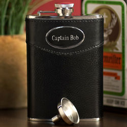 Torrance Leather Flask
