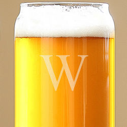 Craft Beer Can Personalized Glasses