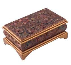 Colonial Reality Leather Bird Decorative Box