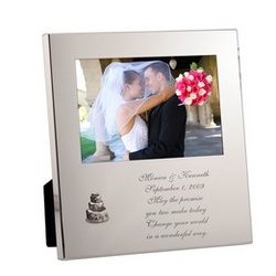 Silver Wedding Message From the Heart Frame