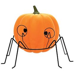Whimsical Spider Pumpkin Stand