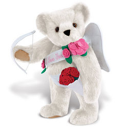Cupid Bear with Roses