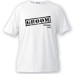 Groom's Personalized Stamp Series T-Shirt