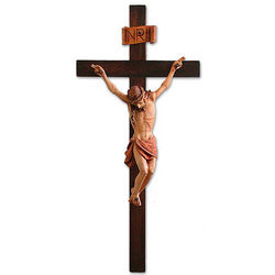 Jesus Christ Cedar Crucifix