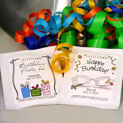 Personalized Birthday Party Tea Bags