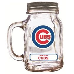 Chicago Cubs Mason Jar