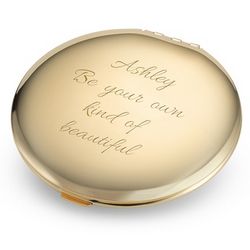 Classic Gold Compact Mirror