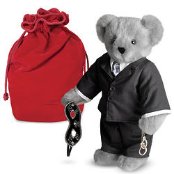 Fifty Shades of Grey Bear with Red Velvet Gift Packaging
