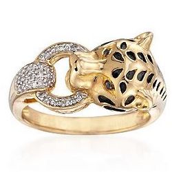 Diamond Cheetah Ring