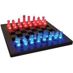 Lighted LED Chess Set