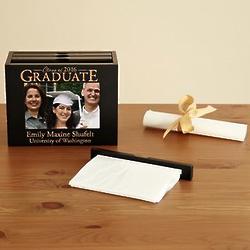 Graduate's Personalized Photo Album Wood Box