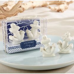 Ceramic Anchor Salt and Pepper Shakers